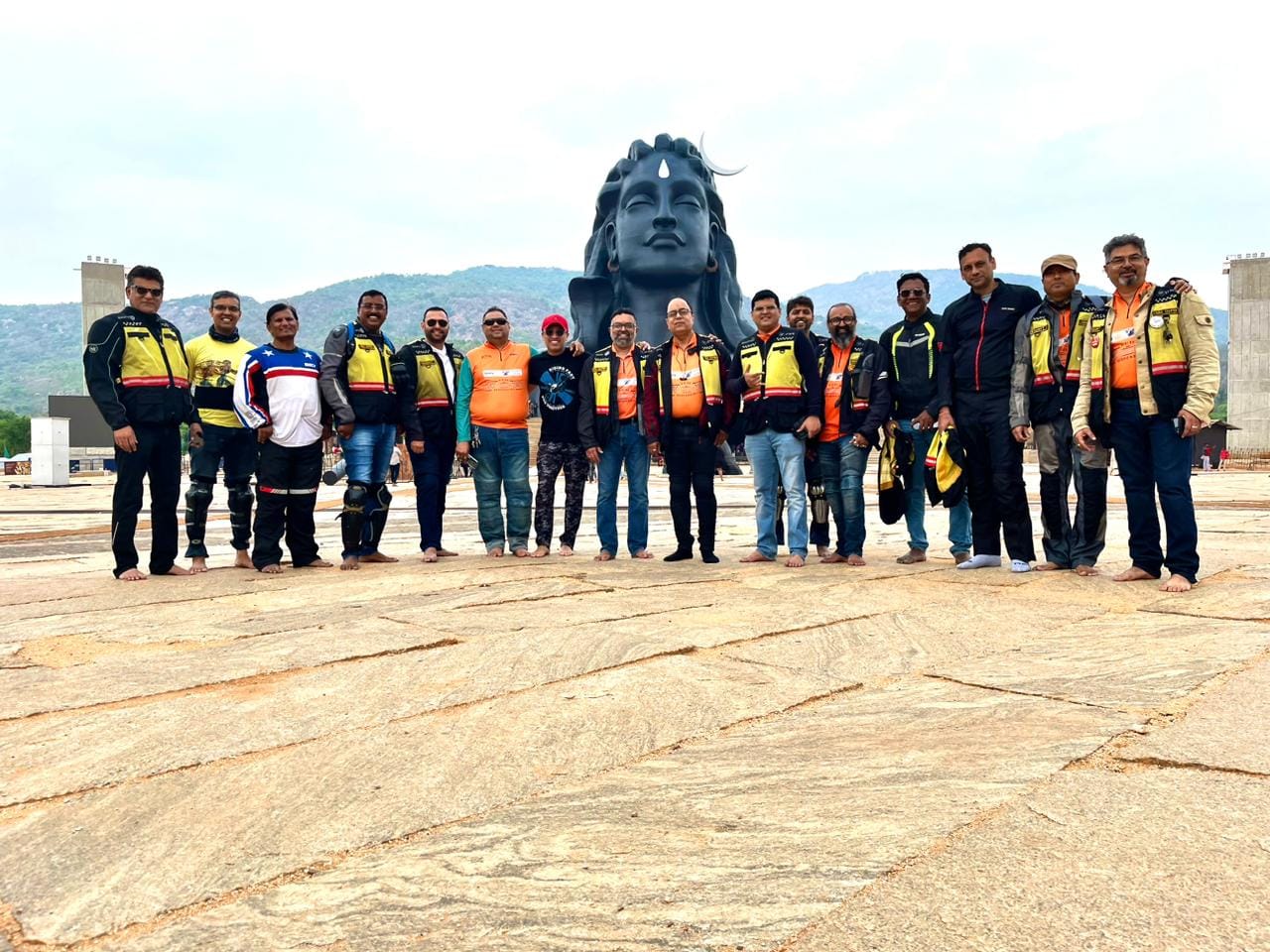 Monthly Ride of June, to Adiyogi Shiva Statue at Chikkaballapur.