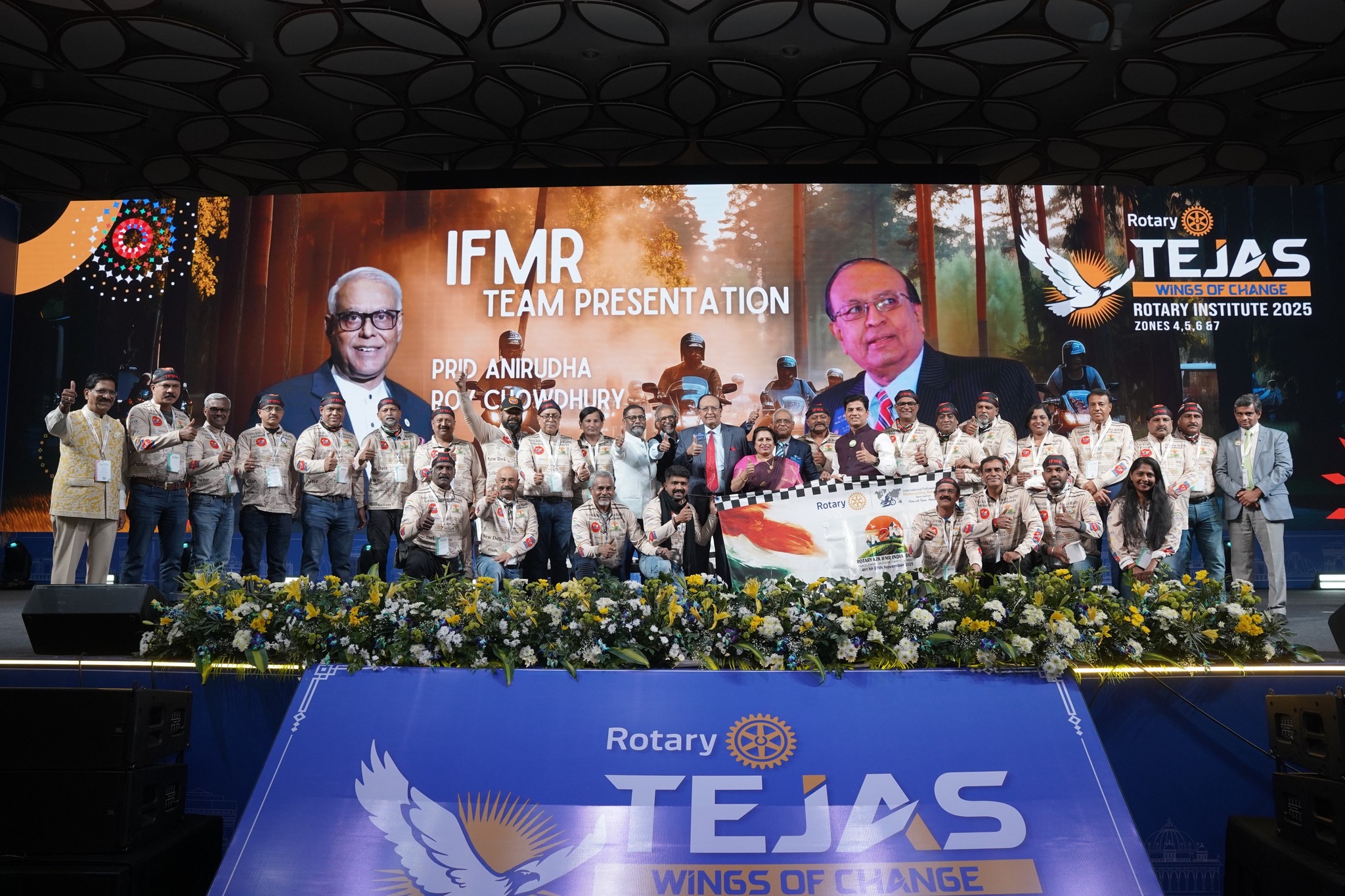 Rotary Institute, Felicitating IFMR India Riders 2025