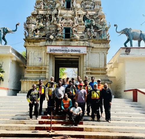 April's monthly ride - 7th April, Sunday 2024 - to Bangaru Thirupati Temple, Kolar (2)